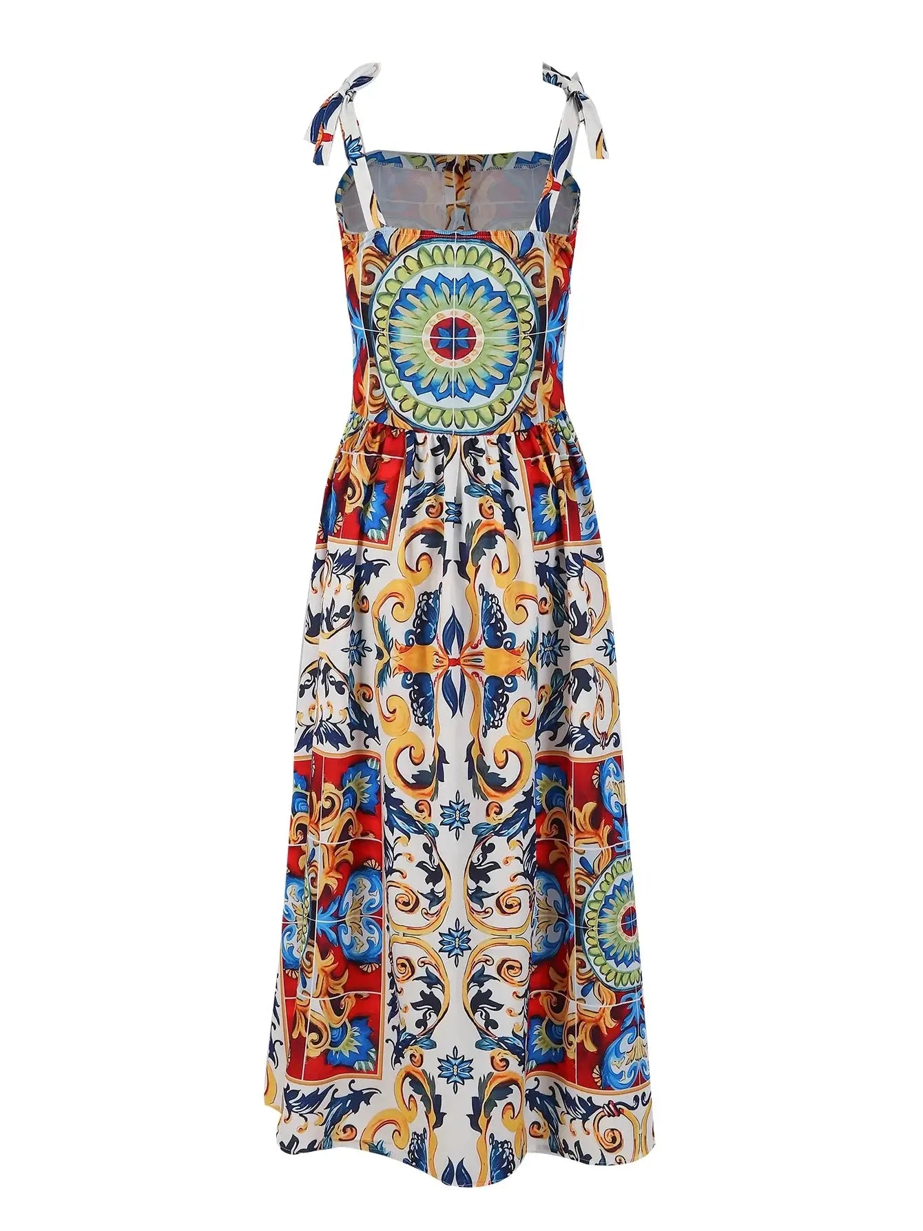 Elegant Sexy Bandage Print Long Dress for Women