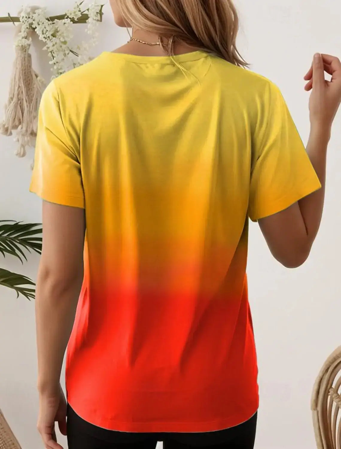 3D Gradient Print Women&