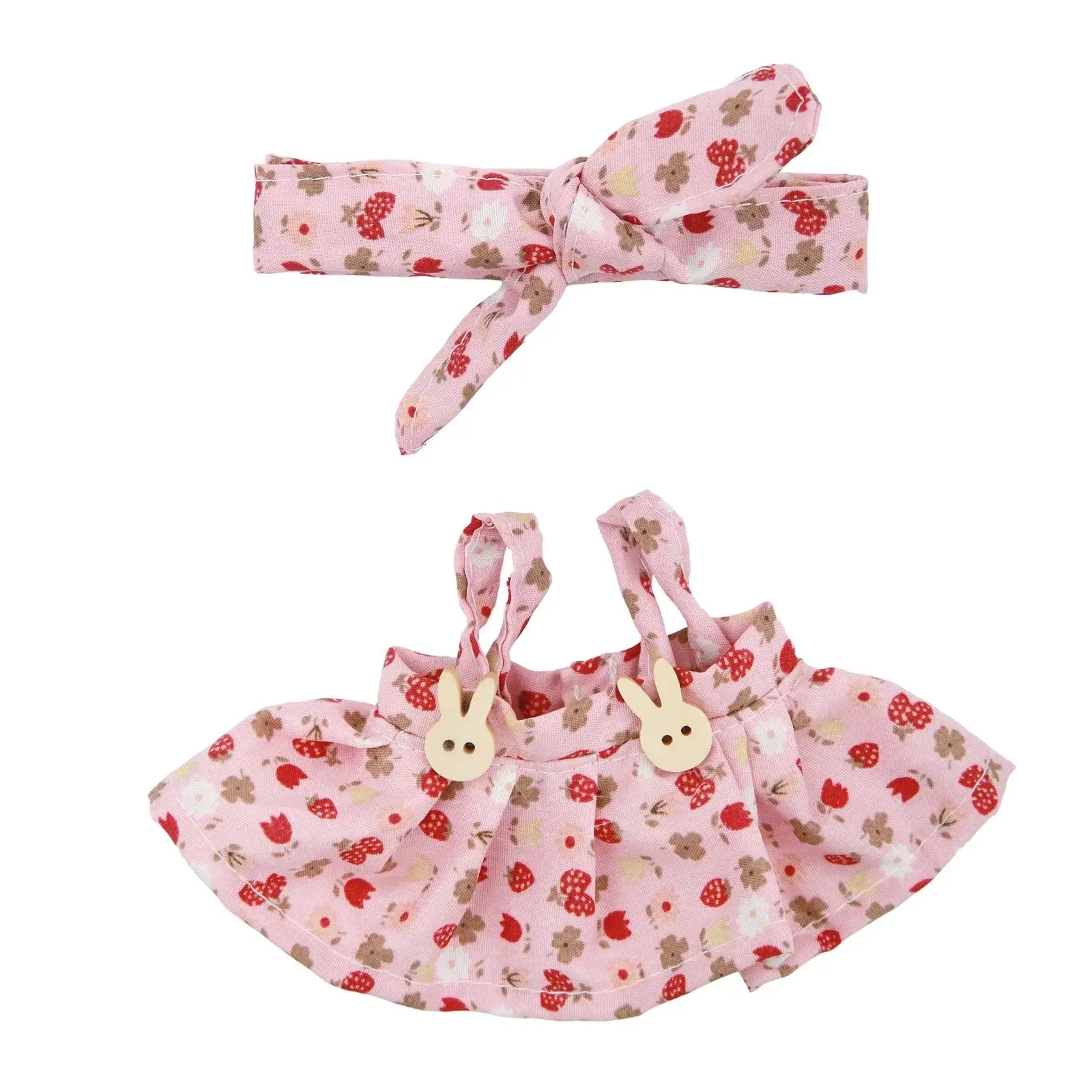 Lububu Clothes for 15-17CM Doll - Floral Dress Set