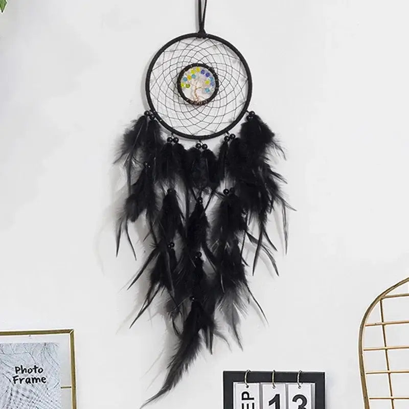 peacock feather dream catchers