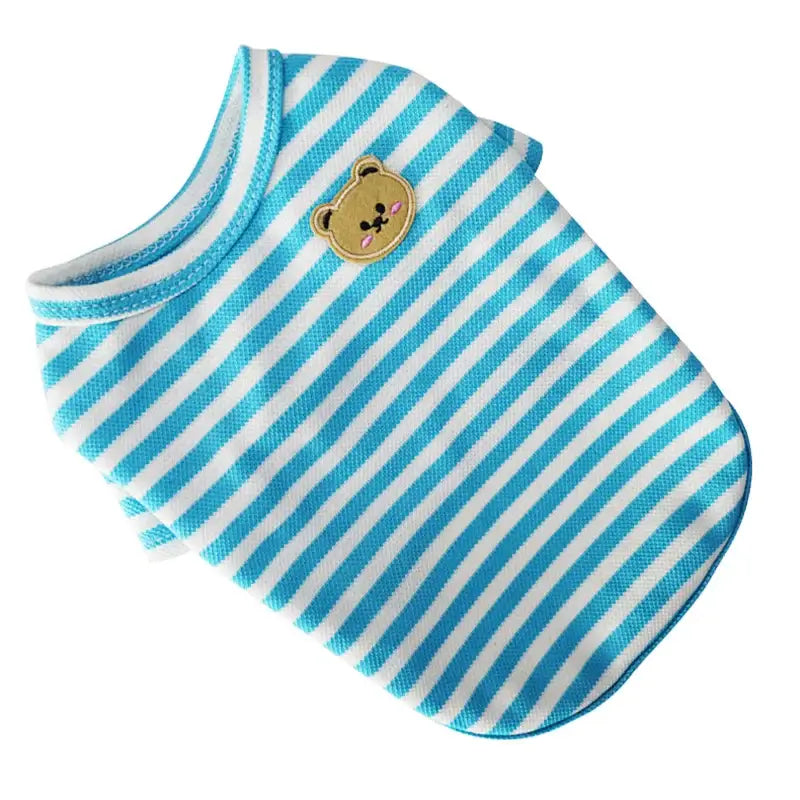 Cute Summer Dog Clothes for Small Breeds - Bear Print