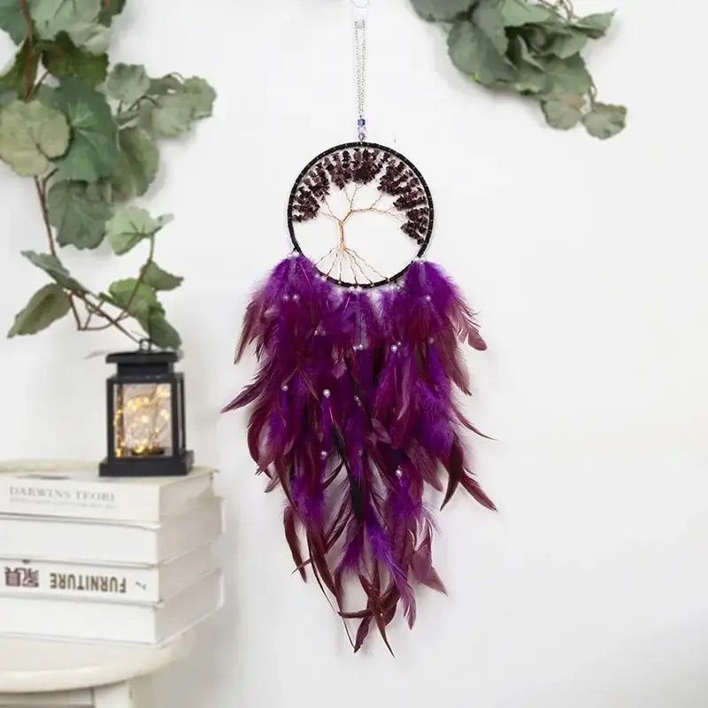 peacock feather dream catchers
