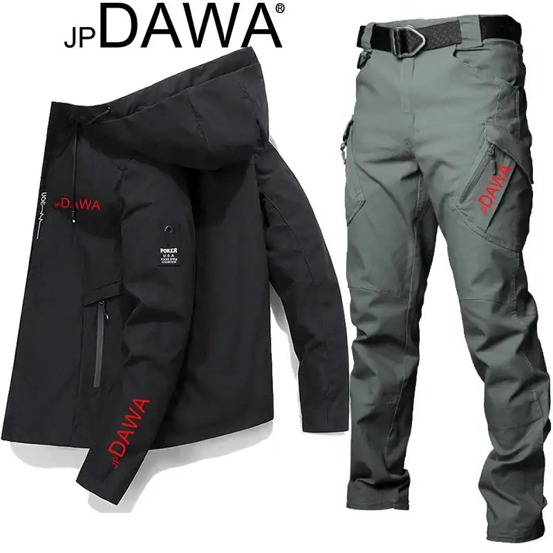 Fishing suit suit jacket tactical pants high quality spring and summer sun protection season outdoor sports waterproof clothing