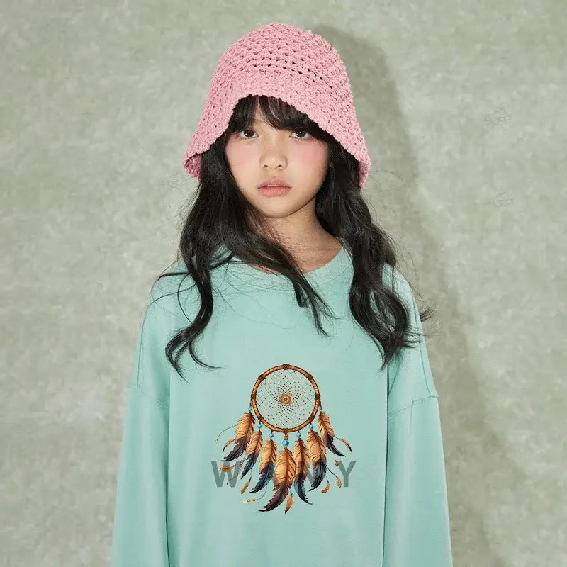 Dreamcatchers in the Bohemian series Iron On Patch dtf transfers ready to press Heat Transfer Printing On Clothes Iron Patch