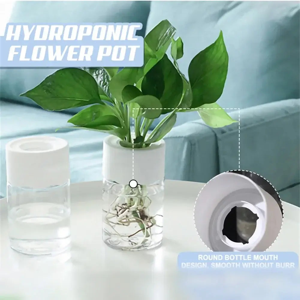 mini hydroponic flower pot
