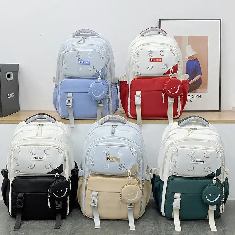 Middle School Backpack for Girls & Boys - Travel Ready