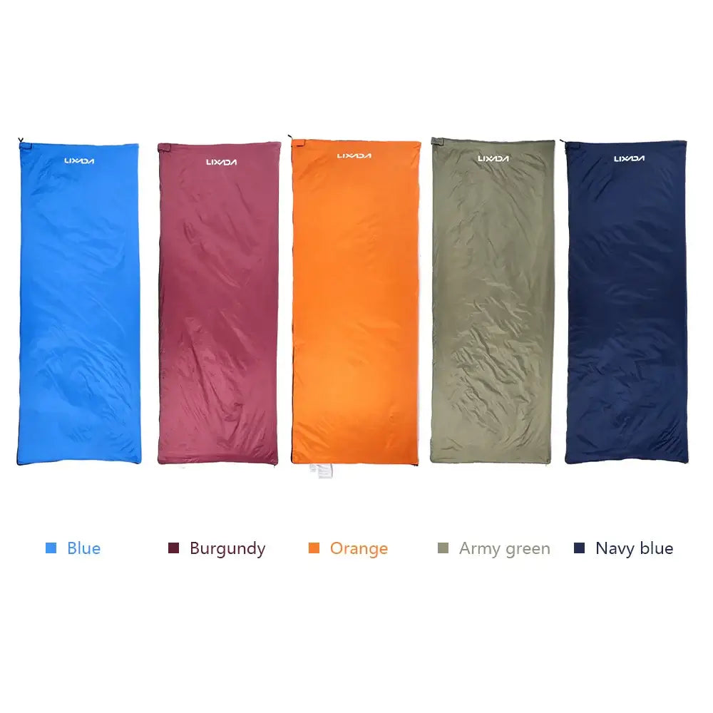 LIXADA Envelope Sleeping Bag Adult Camping Outdoor Mini Walking beach Sleeping Bags Ultralight Travel Bag Spring Autumn