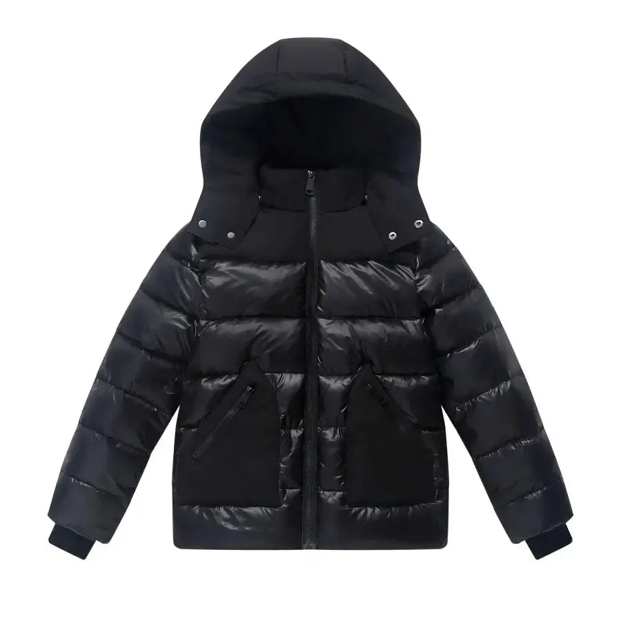 kids winter coat white duck down