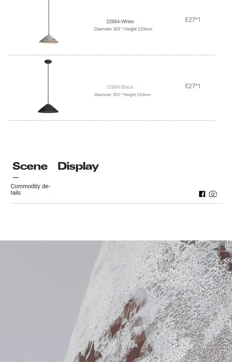 Textured Pendant Light for Dining Rooms & Kitchen Islands