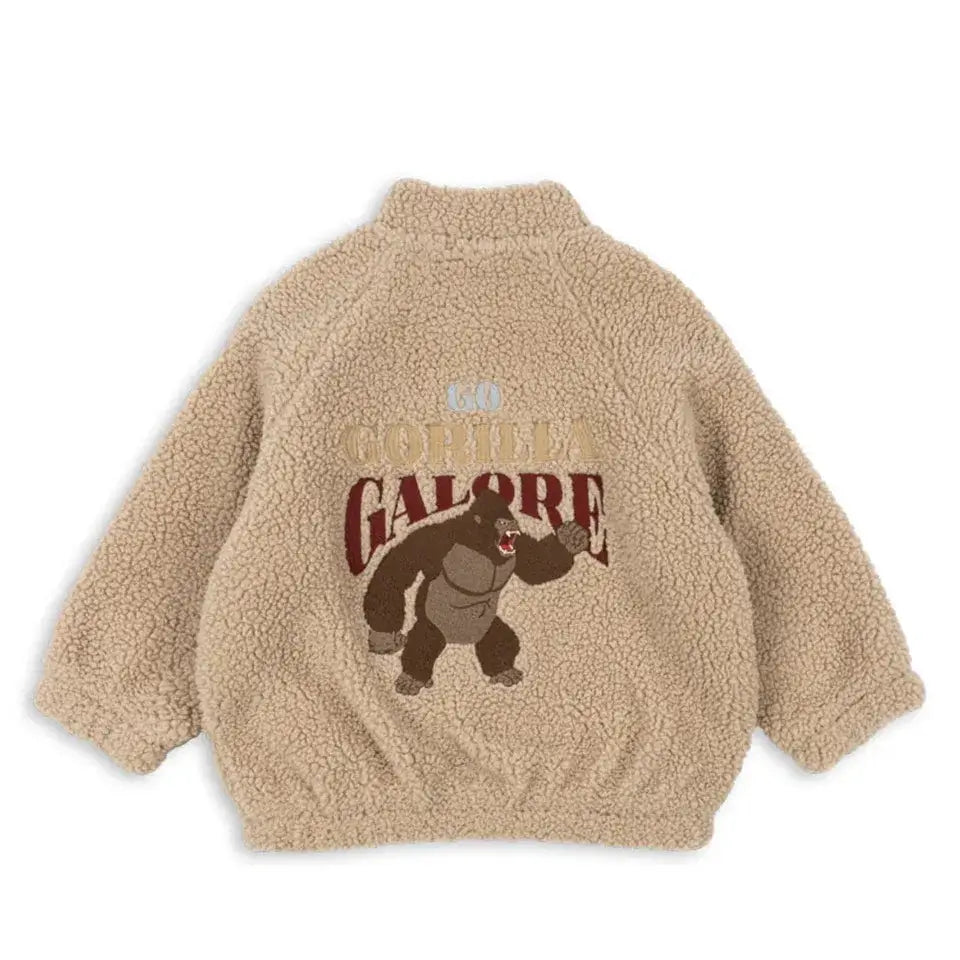 2025 KS Brand Winter Baby Boys Lambswool Jackets Cartoon Dinosaur Anchor Coats Kids Clothes Girls Cherry Jacket Beetle Outerwear