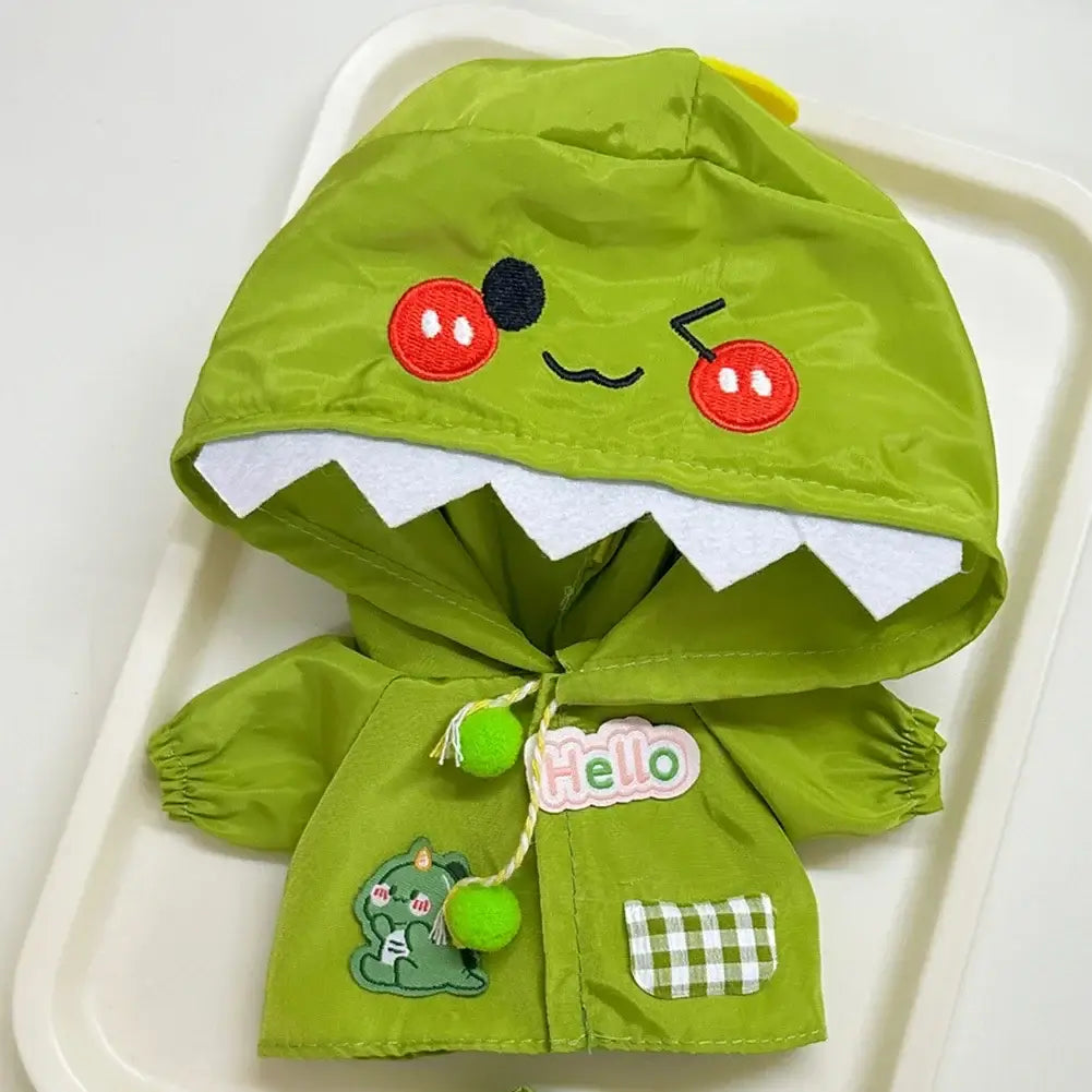 Labubu 3.0 Dolls Outfit: Cute Rain Coat & Shoes