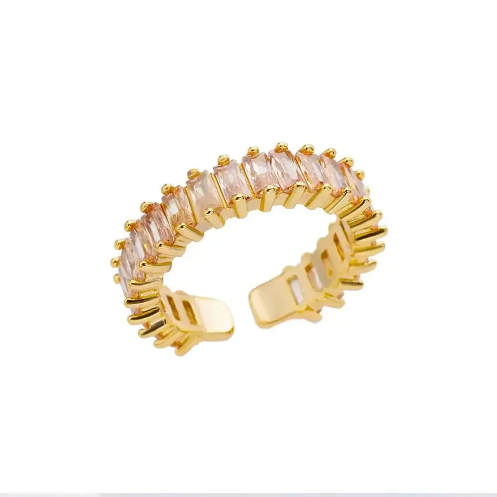 Stainless Steel Rings for Women Gold Color Never Fade Luxury Classic rings wedding couple rings Jewelry Free Shipping