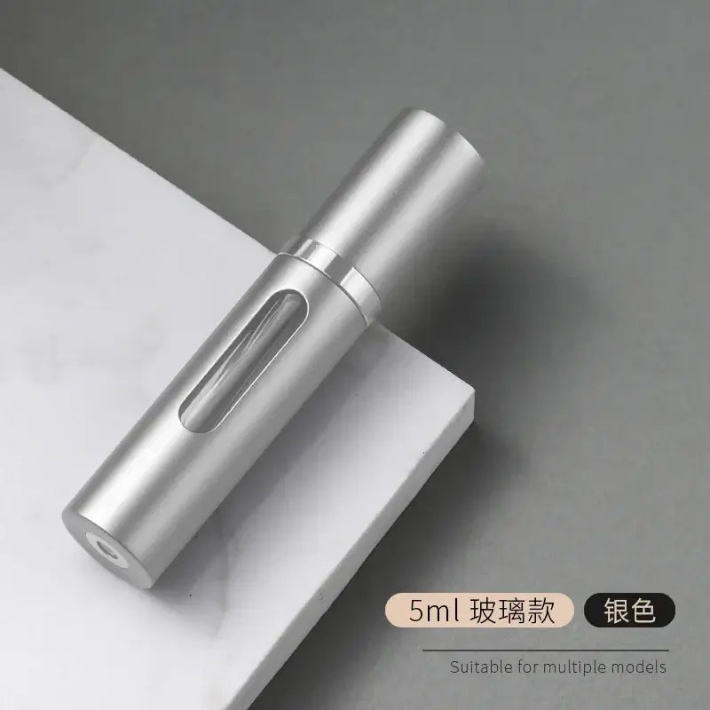 5ml Refillable Perfume Bottle with Spray Scent Pump Portable Travel Empty Cosmetic Containers Mini Spray Atomizer Bottle
