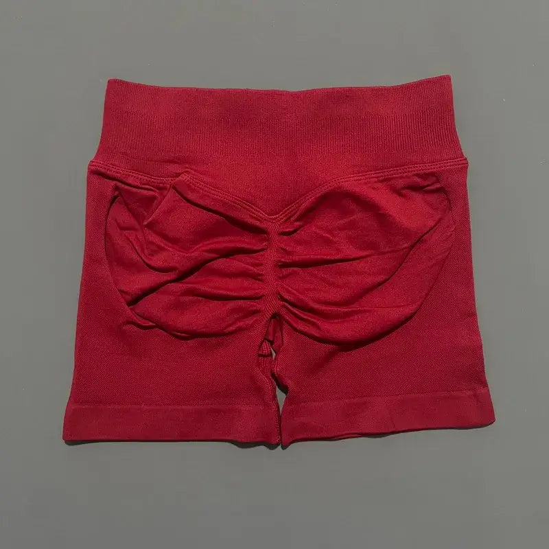 HISTELLO Women’s Seamless Scrunch Workout Shorts