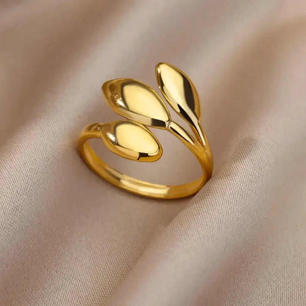 Stainless Steel Rings for Women Gold Color Never Fade Luxury Classic rings wedding couple rings Jewelry Free Shipping