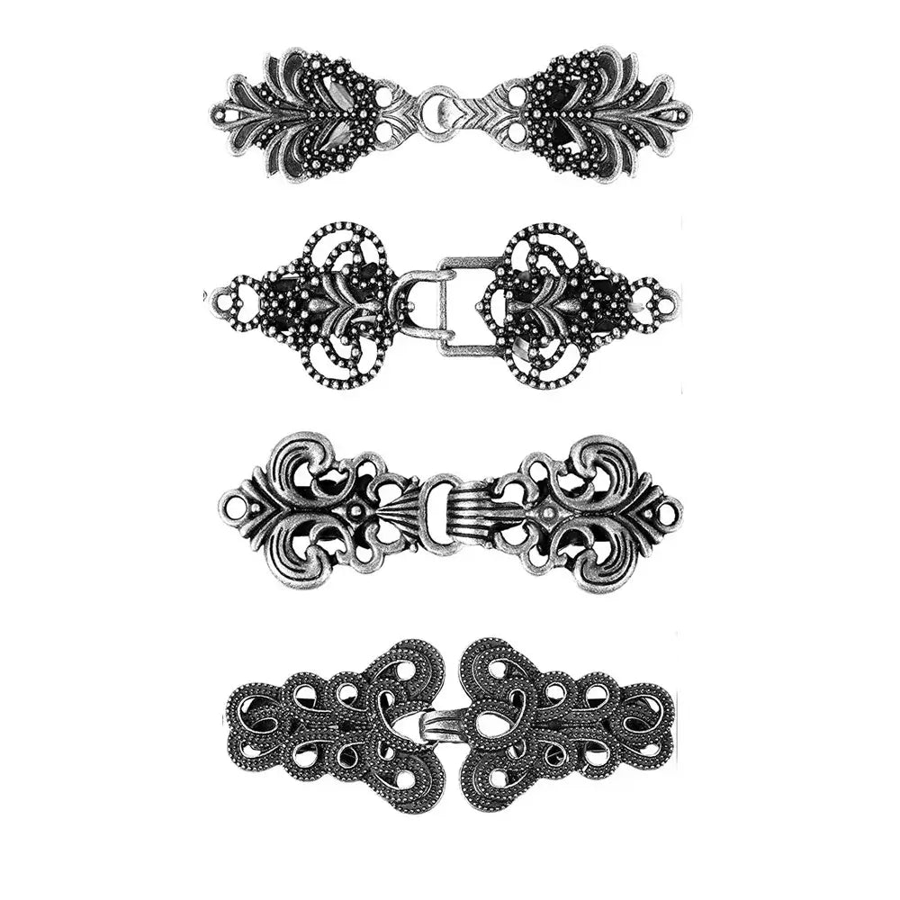 Set Vintage Sweater Duck Clip Cape Cloak Fastener for Dress Shirt Cardigan Shawl Collar Clasp Back Cinch Clip for Women Clothing