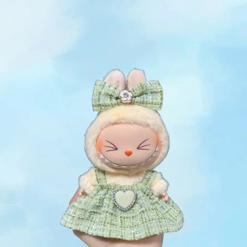Labubu doll skirt suit