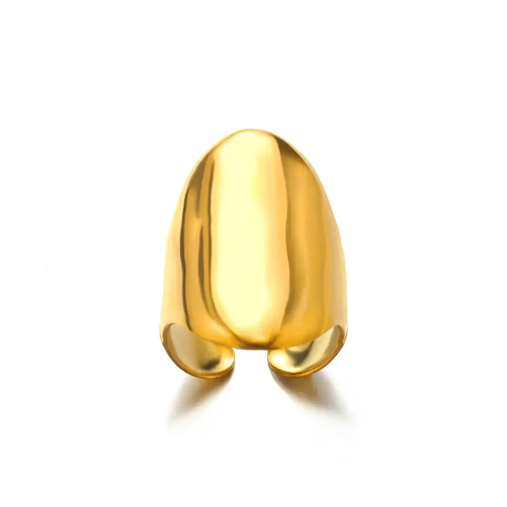 Stainless Steel Rings for Women Gold Color Never Fade Luxury Classic rings wedding couple rings Jewelry Free Shipping