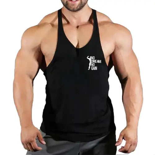 Brand Vest Muscle Sleeveless Singlets Fashion Workout Sports Shirt