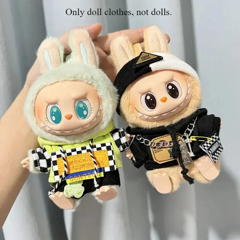 Labubu Doll Fashion Overalls for V1 & V2 Dolls