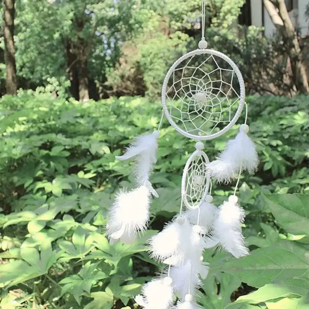 Dream Catcher Room Decor Feather Weaving Catching Up The Dream Angle Dreamcatcher Wind Chimes Indian Style Religious Mascot