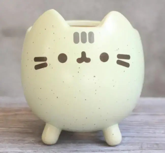 cute cat succulent pot