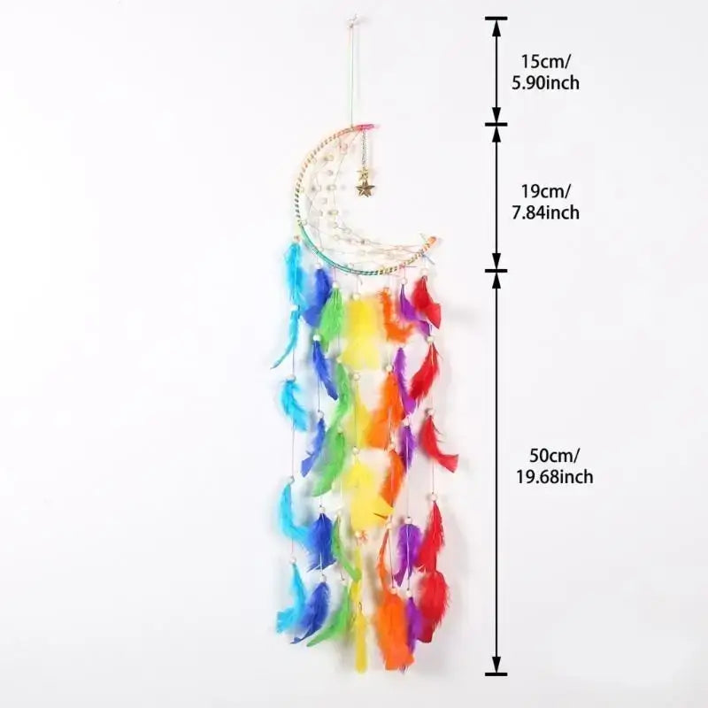 G6KF Dream Catcher Wall Decor with Handmade Dream Catchers Decoration Wall Hanging for Girls Bedroom Living Room