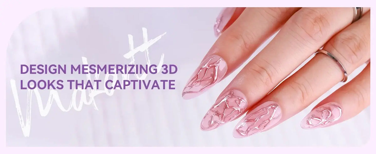 Makartt Clear 3D Sculpting Nail Gel, 8g