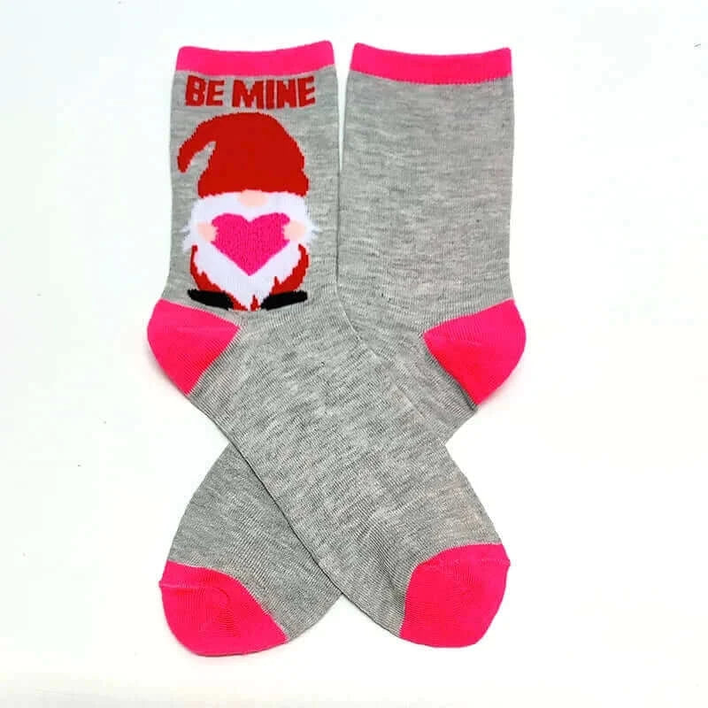 Valentine Day Women Socks Funny Cartoon Socks Four Leaf Clover Corgi Dog Letter Cute Love Dinosaur Anniversary Present Gifts