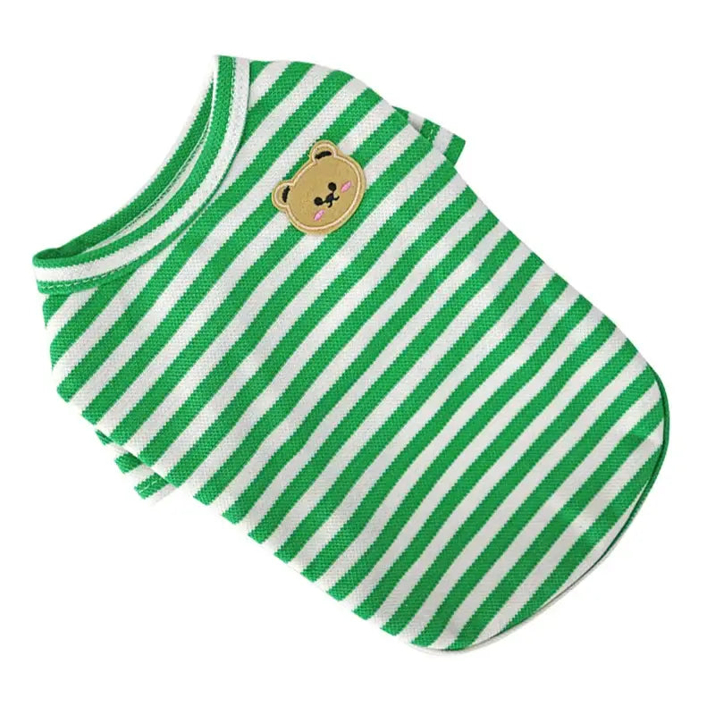 Cute Summer Dog Clothes for Small Breeds - Bear Print