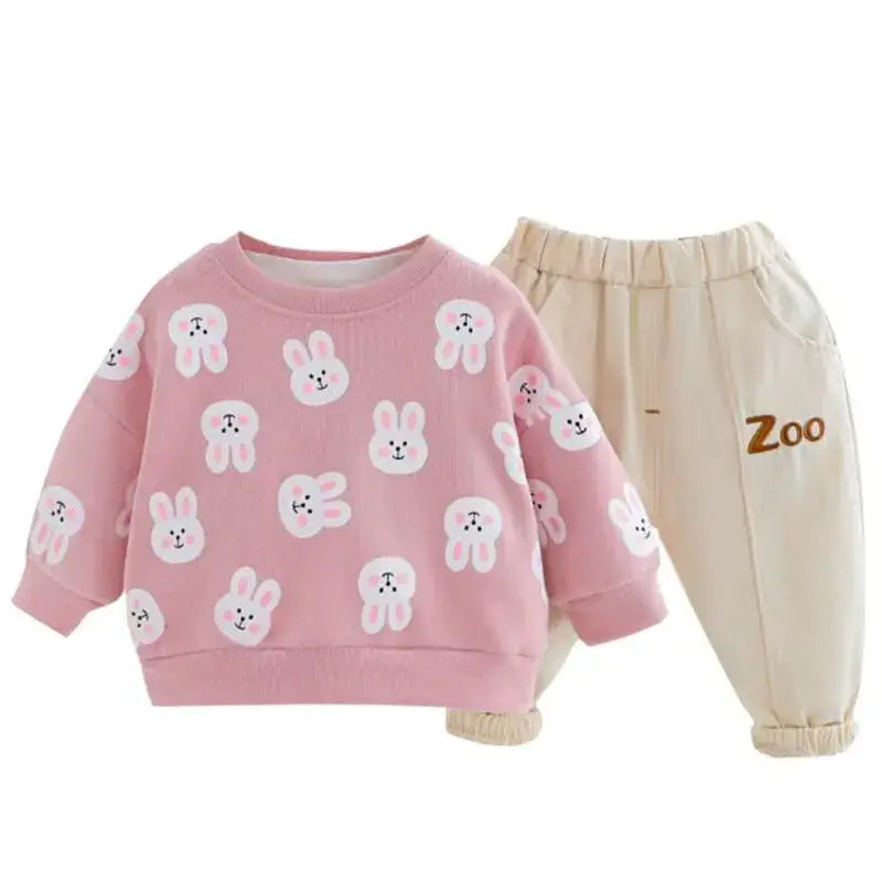 Cartoon Boy Tracksuits 2Pcs Set for 0-5 Years