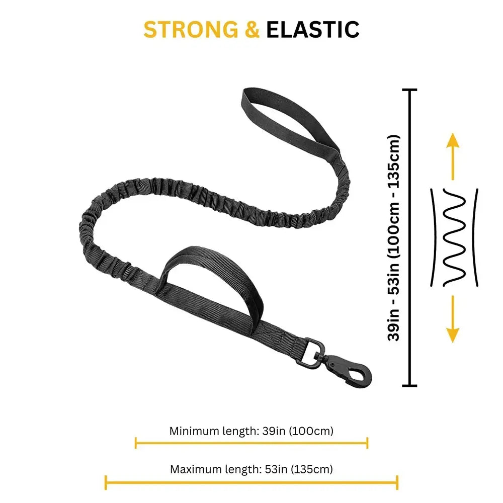 Tactical Dog Harness Leash Set for Large Dogs Military Harnesses for Training Walking Hunting Pet Vest Handle No Pull Malinois
