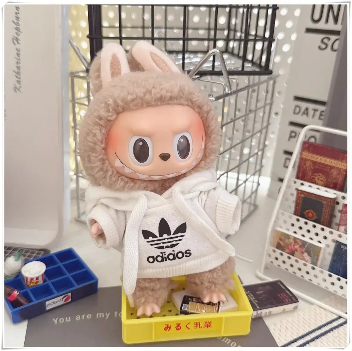 Labubu Doll Clothes Hoodie & Pants Set | 15/17cm Dolls