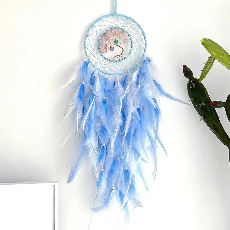 peacock feather dream catchers