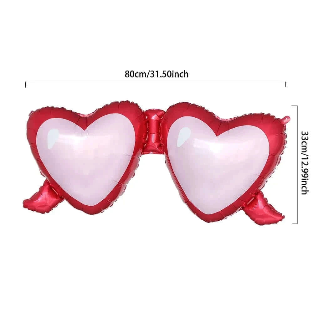 Happy Valentine’s Day Love Red Heart Bear Foil Balloons Wedding Anniversary Party Supplies Birthday Gift Home Outdoor Decoration