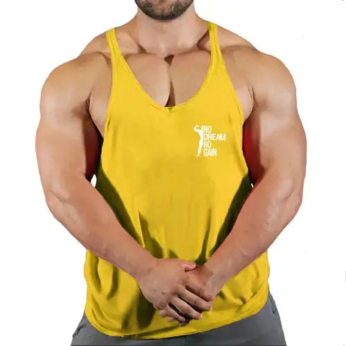 Brand Vest Muscle Sleeveless Singlets Fashion Workout Sports Shirt