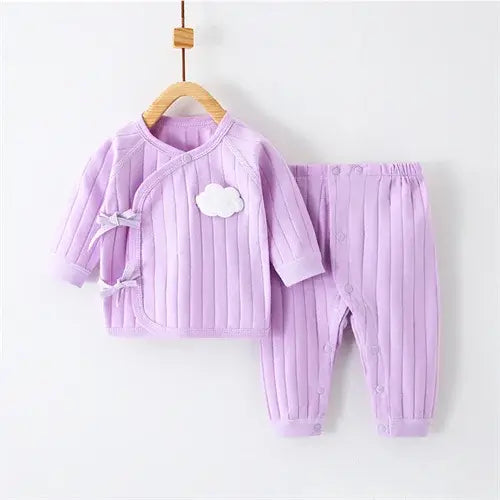 Newborn Baby Sets For Girls Boys Spring Infant Baby Boy Girl Set Casual Clothes For Girl Long Sleeve T Shirt Pants Costume 0-6M