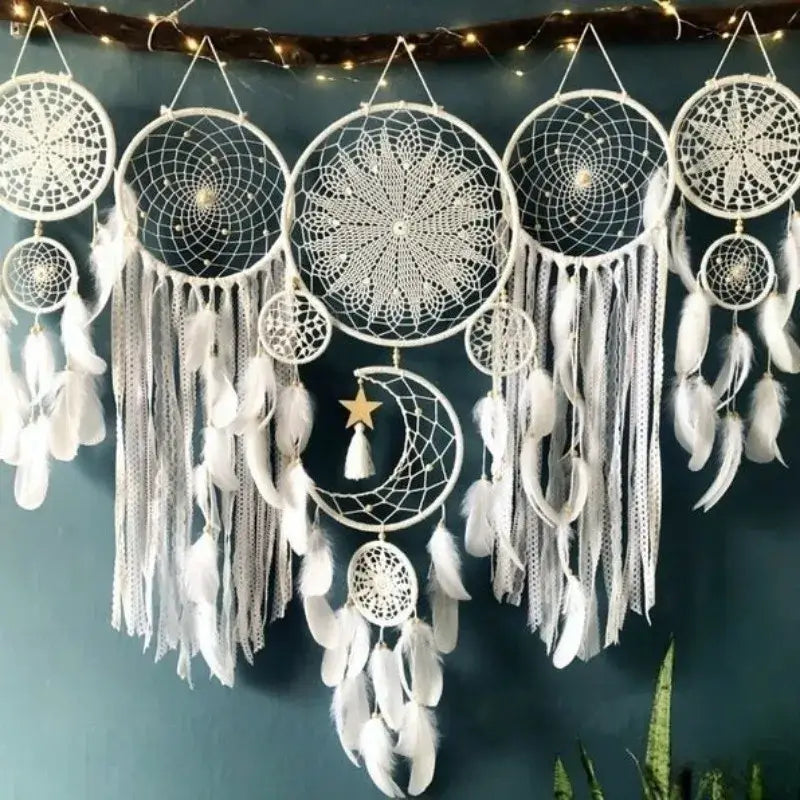 Macrame Dream Catcher Modern Dream Catchers Interior Aesthetic Dreamcatcher Decorative Luxury Dreamcatchers Hanging Decoration