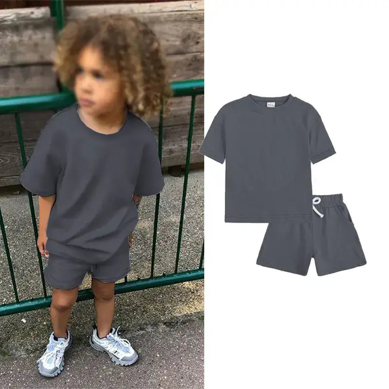 Summer Tracksuit Set for Kids - 0-6Y Sports Wear