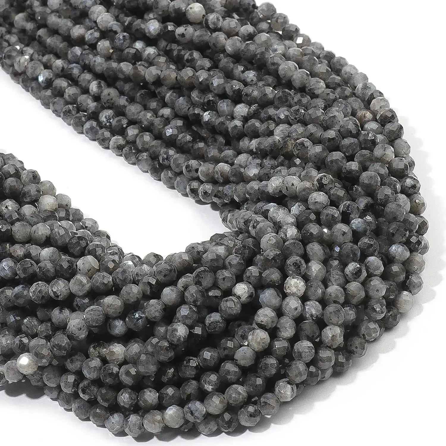 2 3 4mm Faceted Tiny Beads Natural Aquamarine Lapis Lazuli Tourmaline Amethyst Stone Beads for Jewelry Making 2030