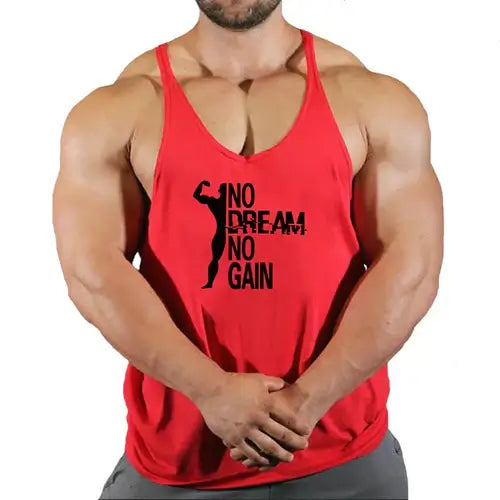 Brand Vest Muscle Sleeveless Singlets Fashion Workout Sports Shirt