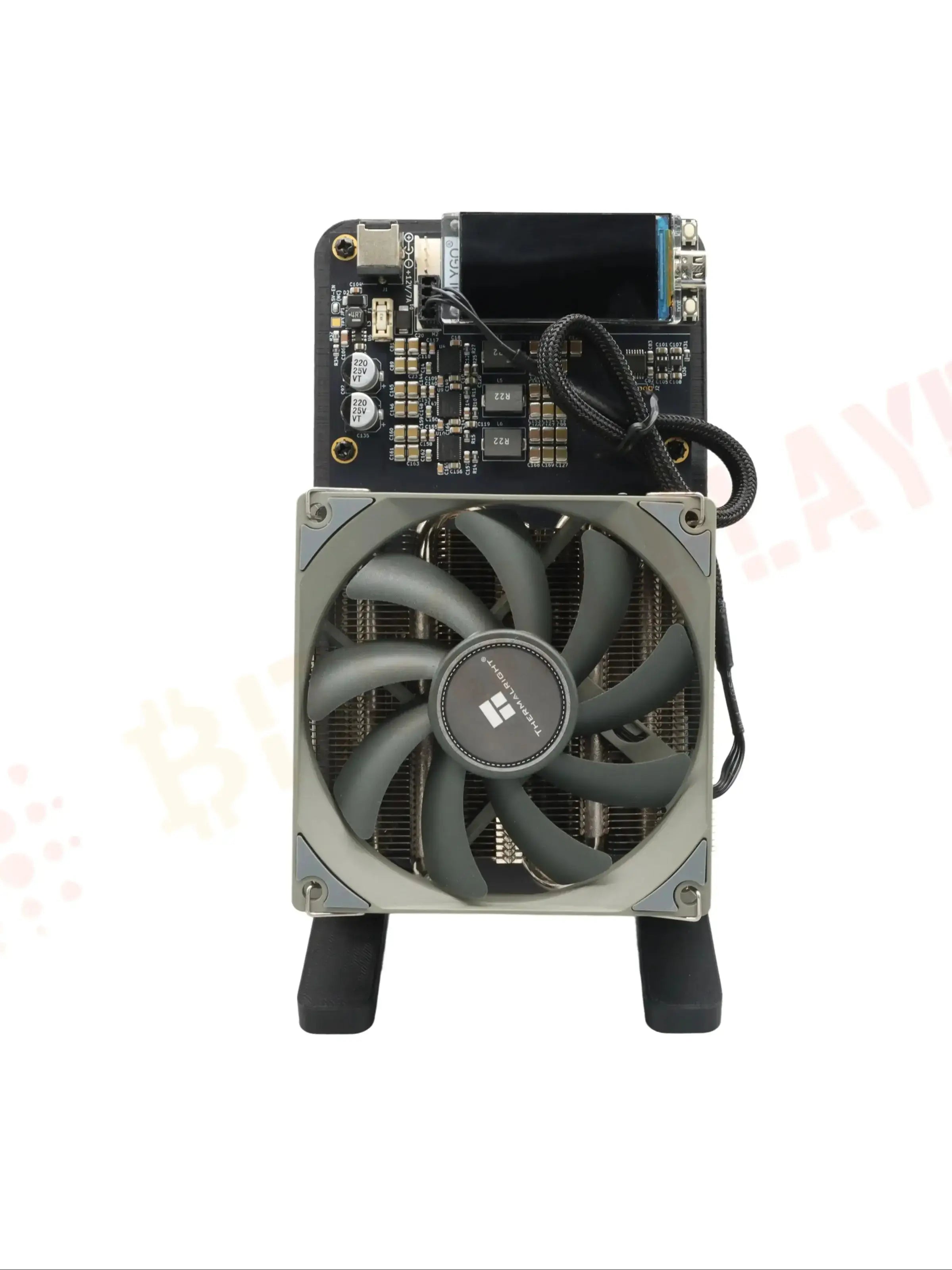 Bitaxe NerdQaxe++ 4.8TH/s 68w Bitcoins Miner 4 PCS BM1370 Asic Chip Solo BTC miner With 120W power supply