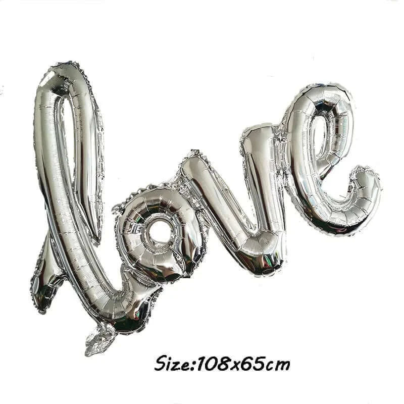 I Love You Kiss Me Lips Love Foil Balloon For Valentines Day Decoration Wedding Anniversary Inflatable Balloon Birthday Gifts