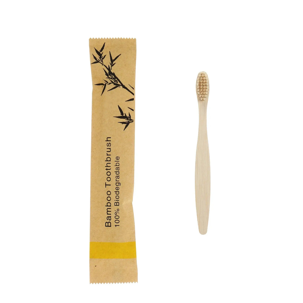 Kids’ Bamboo Toothbrushes with Soft Bristles, 15 or 30 Pack