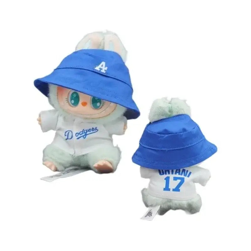 Labubu Doll Clothes - Baseball Outfit for 15/17cm Dolls