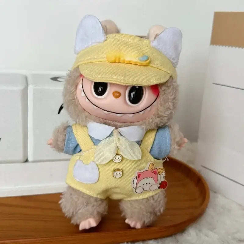 Cute Labubu Doll Jacket | 17cm Mini Doll Clothes