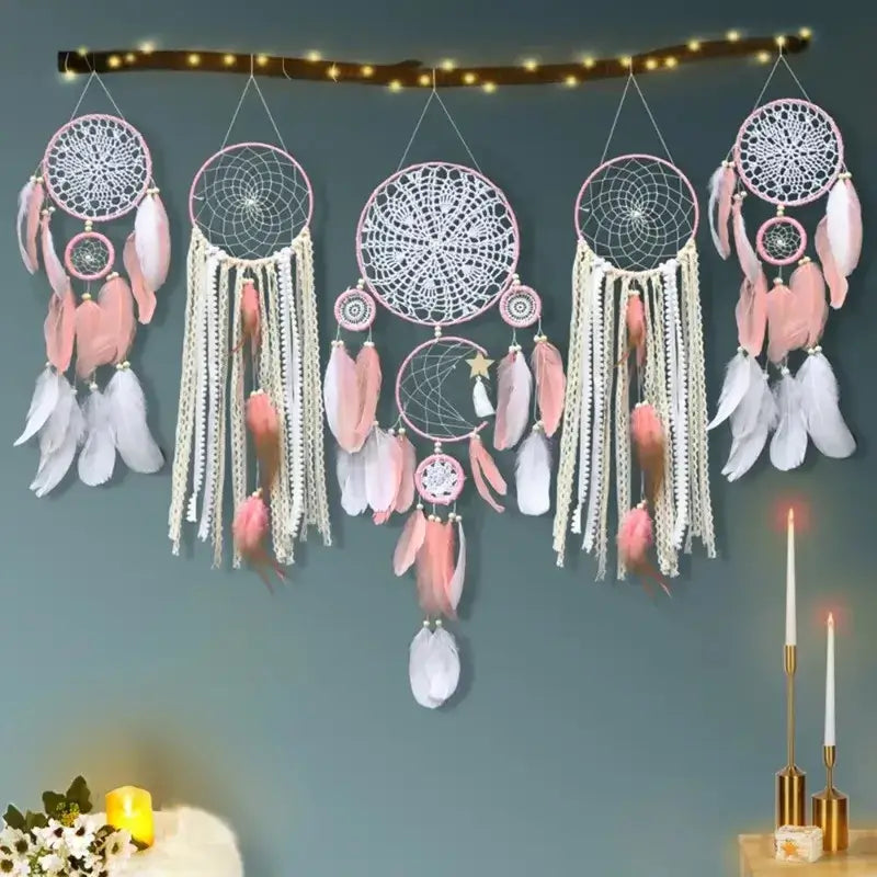Macrame Dream Catcher Modern Dream Catchers Interior Aesthetic Dreamcatcher Decorative Luxury Dreamcatchers Hanging Decoration