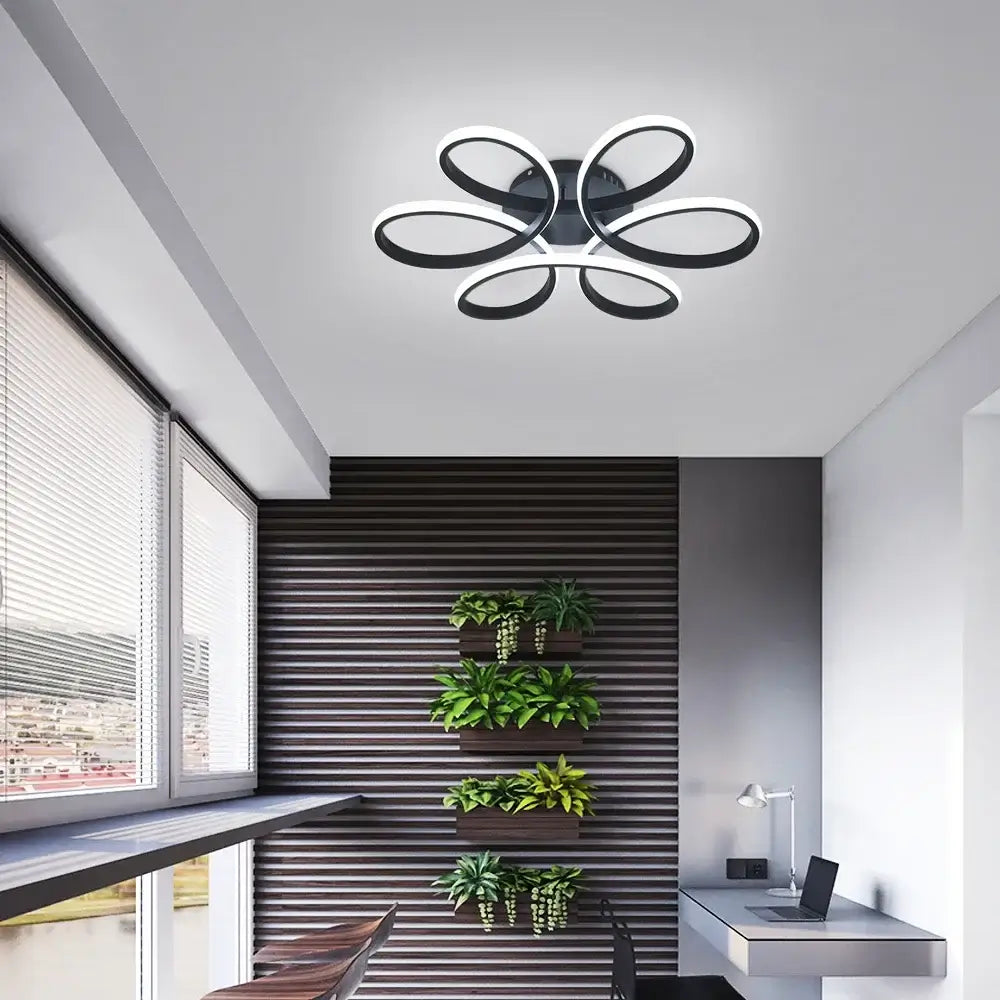 Vinilky Dimmable LED Ceiling or Pendant Light, Black or Gold
