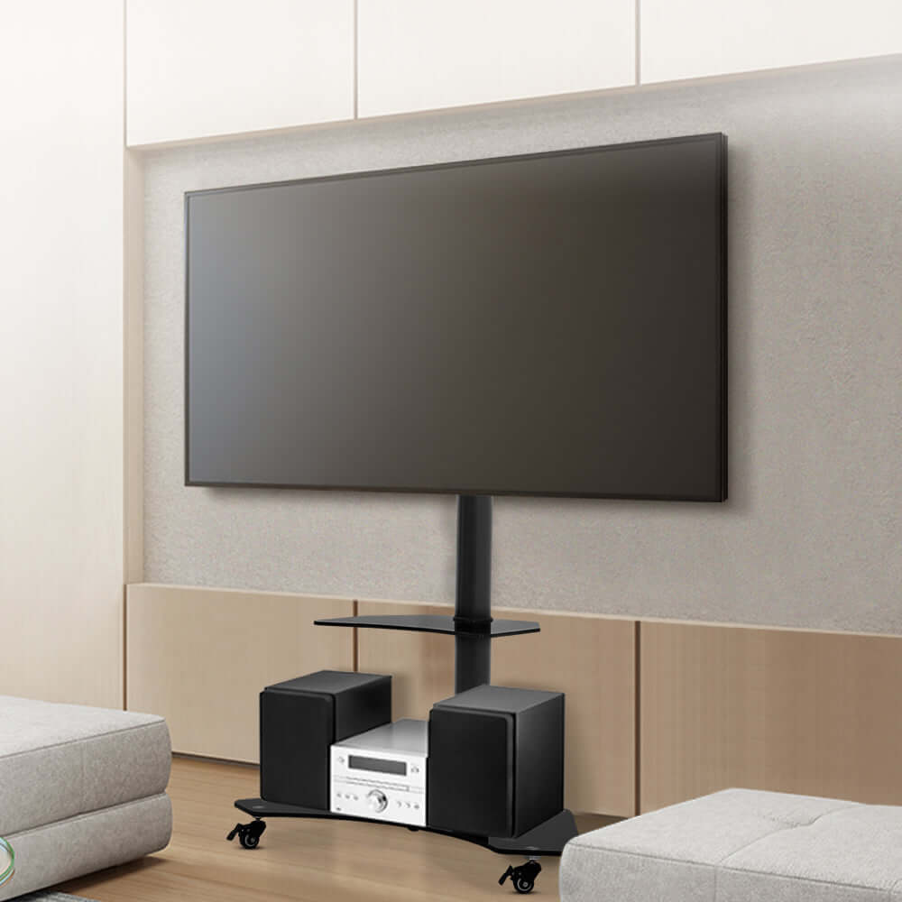 Artiss Floor TV Stand Mount - Swivel & Adjustable 32-70