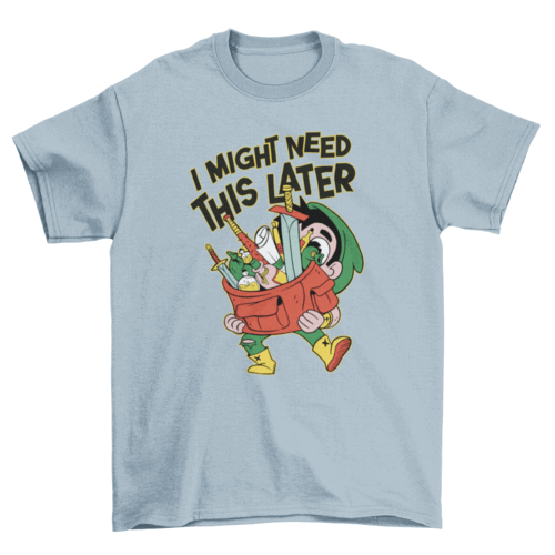 RPG Player items t-shirt